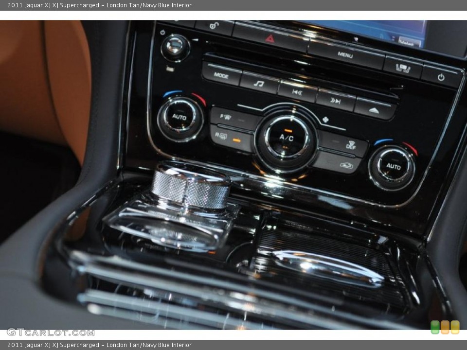 London Tan/Navy Blue Interior Controls for the 2011 Jaguar XJ XJ Supercharged #41769089