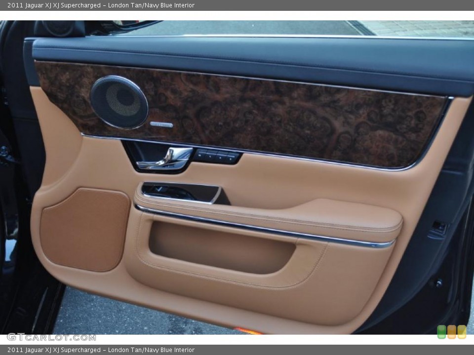 London Tan/Navy Blue Interior Door Panel for the 2011 Jaguar XJ XJ Supercharged #41769125