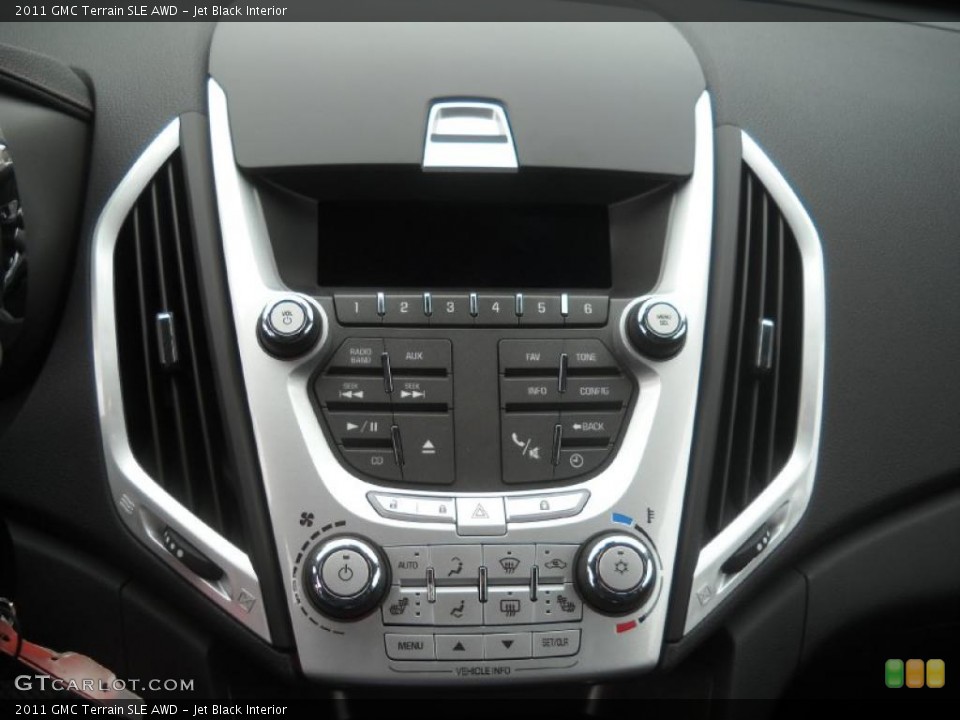 Jet Black Interior Controls for the 2011 GMC Terrain SLE AWD #41769237