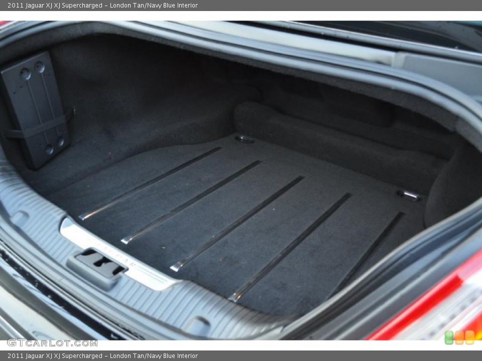 London Tan/Navy Blue Interior Trunk for the 2011 Jaguar XJ XJ Supercharged #41769525