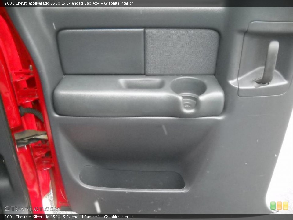 Graphite Interior Door Panel for the 2001 Chevrolet Silverado 1500 LS Extended Cab 4x4 #41771201