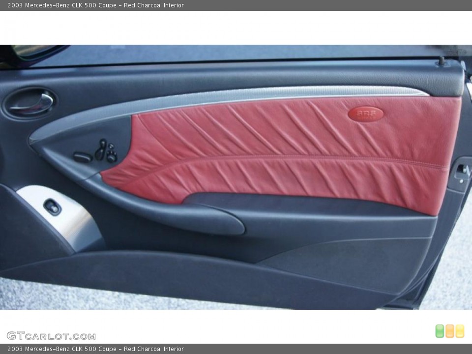 Red Charcoal Interior Door Panel for the 2003 Mercedes-Benz CLK 500 Coupe #41771601