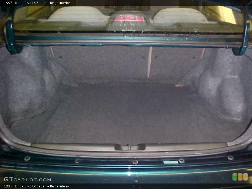 Beige Interior Trunk for the 1997 Honda Civic LX Sedan #41772041