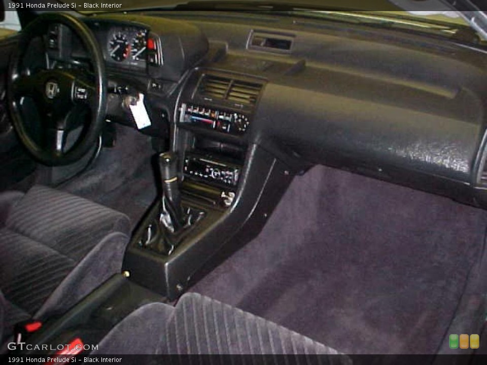 Black 1991 Honda Prelude Interiors