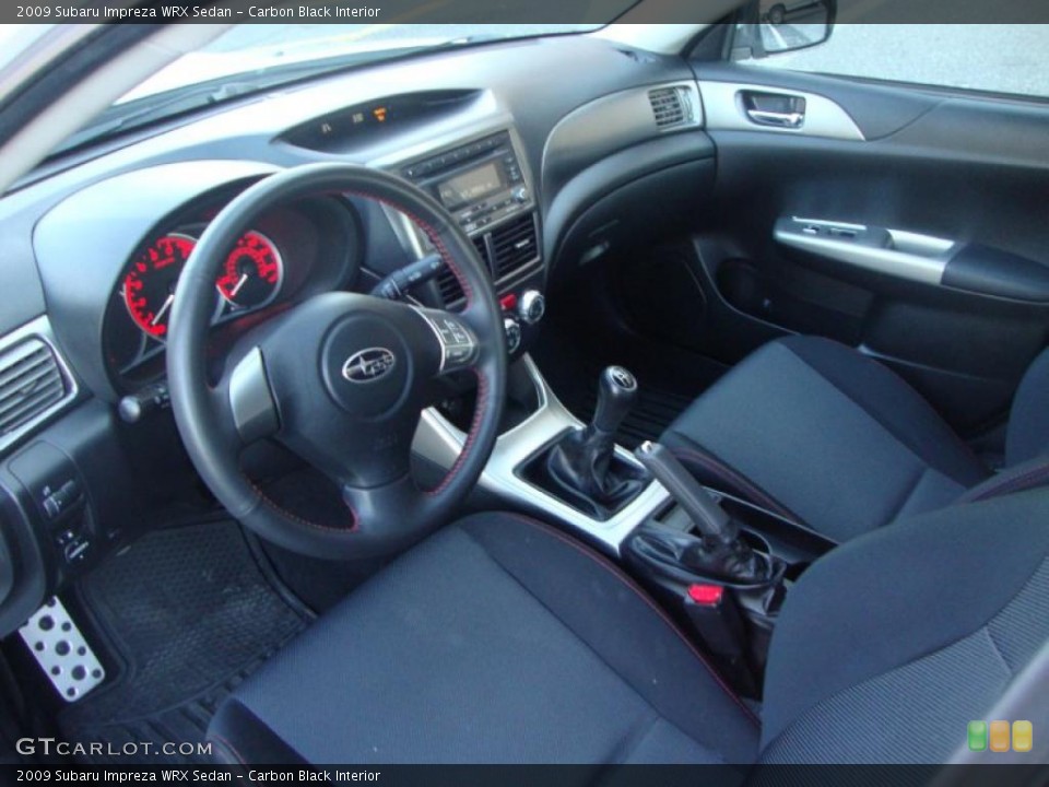 Carbon Black Interior Prime Interior for the 2009 Subaru Impreza WRX Sedan #41772633