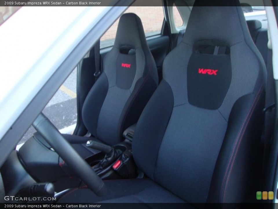 Carbon Black Interior Photo for the 2009 Subaru Impreza WRX Sedan #41772689