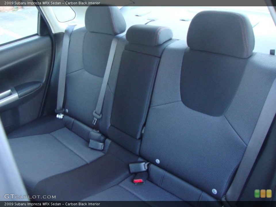 Carbon Black Interior Photo for the 2009 Subaru Impreza WRX Sedan #41772749