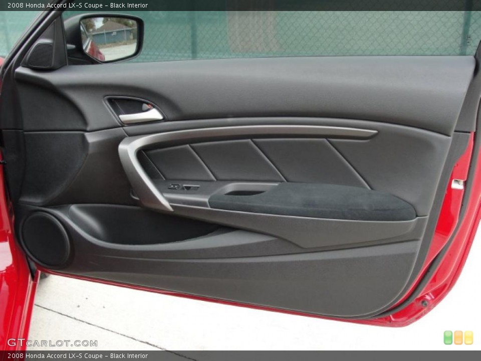 Black Interior Door Panel for the 2008 Honda Accord LX-S Coupe #41777069