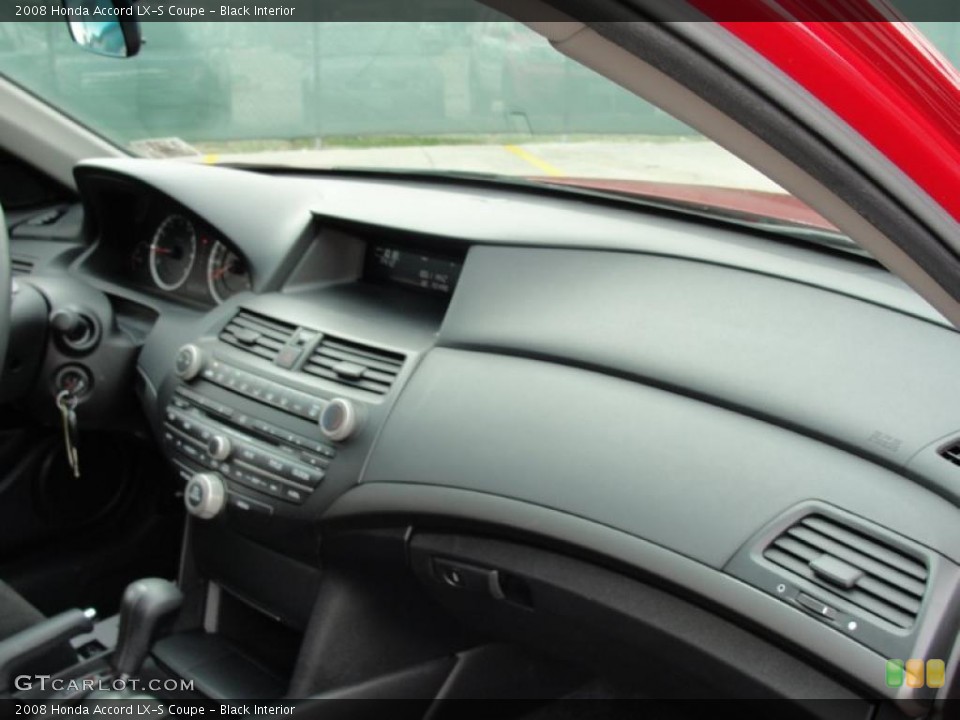 Black Interior Dashboard for the 2008 Honda Accord LX-S Coupe #41777077
