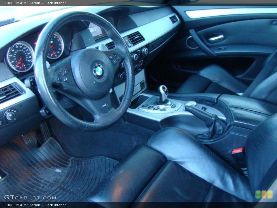 Black Interior Photo for the 2008 BMW M5 Sedan #41777173