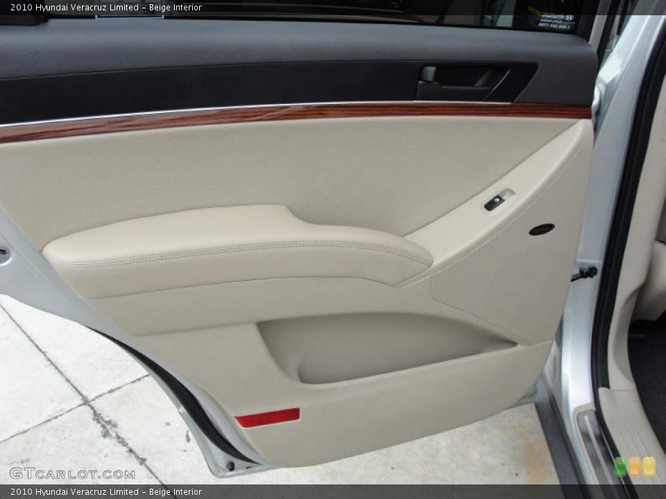 Beige Interior Door Panel for the 2010 Hyundai Veracruz Limited #41779749