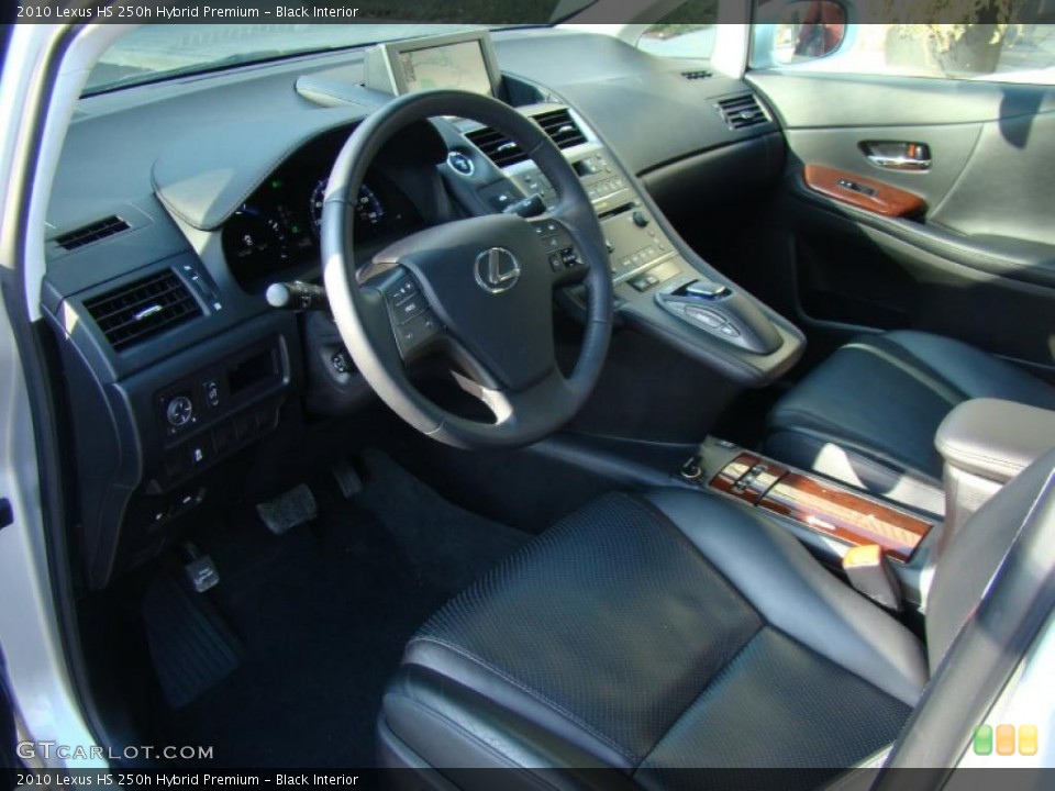 Black Interior Photo for the 2010 Lexus HS 250h Hybrid Premium #41780253