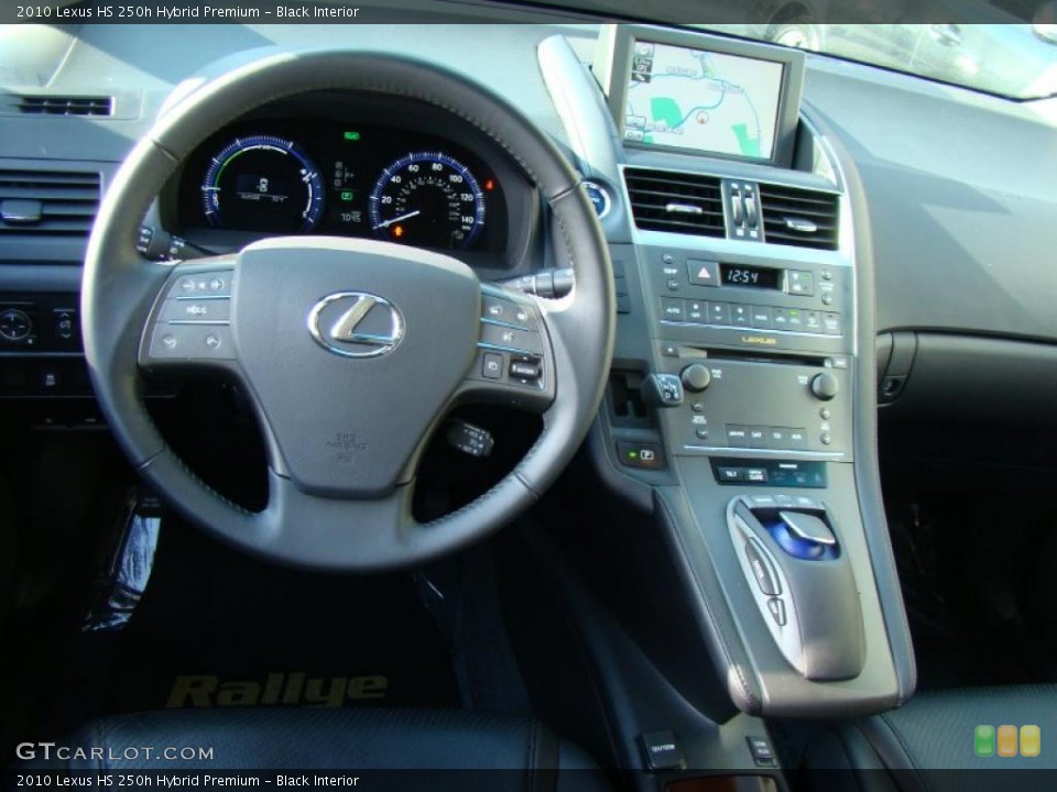 Black Interior Controls for the 2010 Lexus HS 250h Hybrid Premium #41780553