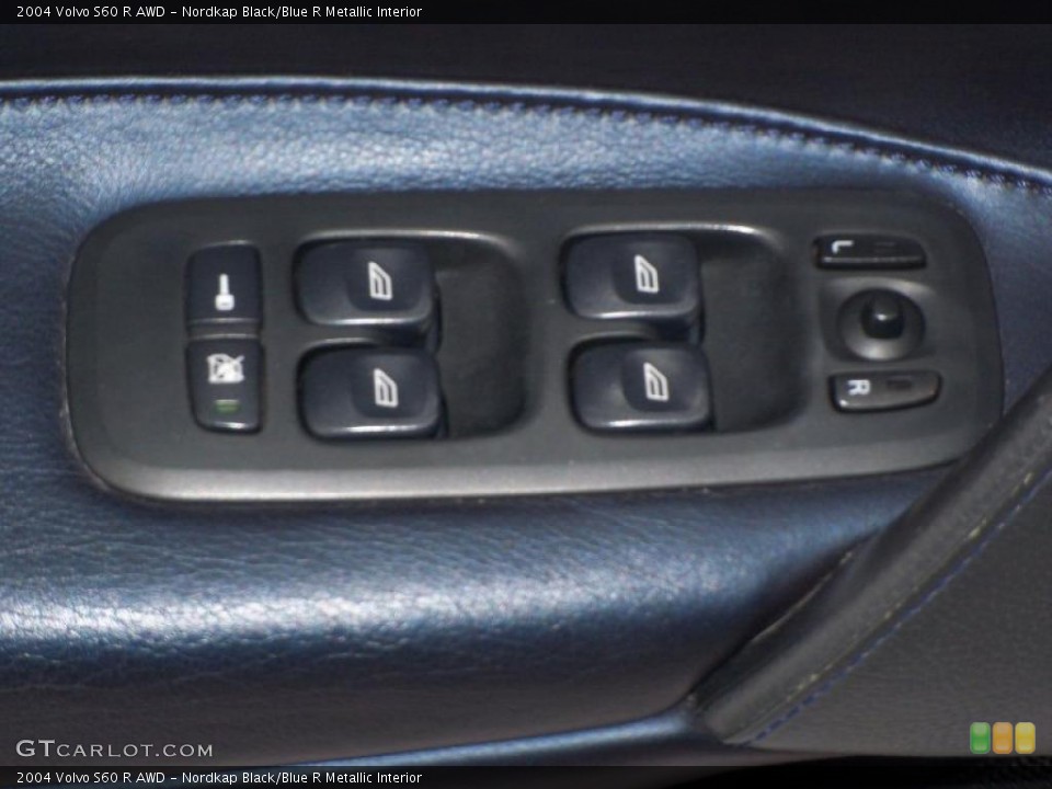 Nordkap Black/Blue R Metallic Interior Controls for the 2004 Volvo S60 R AWD #41783829