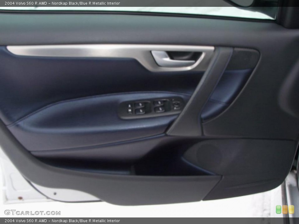 Nordkap Black/Blue R Metallic Interior Door Panel for the 2004 Volvo S60 R AWD #41783841