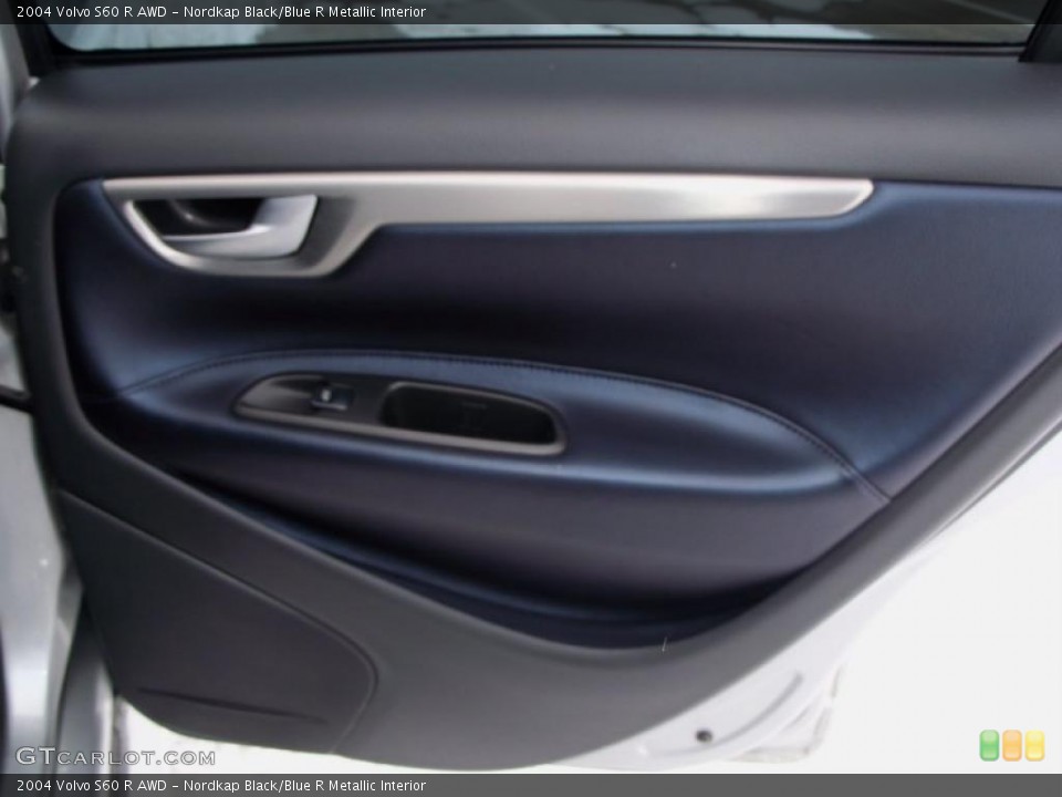 Nordkap Black/Blue R Metallic Interior Door Panel for the 2004 Volvo S60 R AWD #41783877