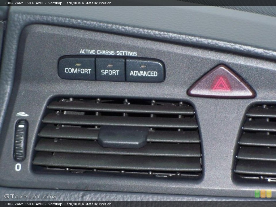 Nordkap Black/Blue R Metallic Interior Controls for the 2004 Volvo S60 R AWD #41783965