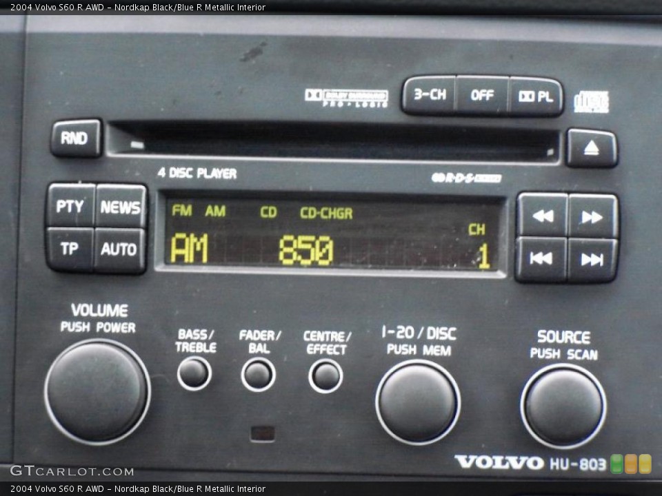 Nordkap Black/Blue R Metallic Interior Controls for the 2004 Volvo S60 R AWD #41783981