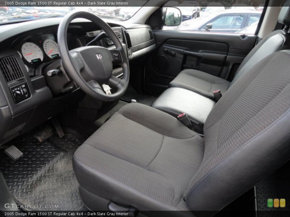 Dark Slate Gray Interior Prime Interior for the 2005 Dodge Ram 1500 ST Regular Cab 4x4 #41787029