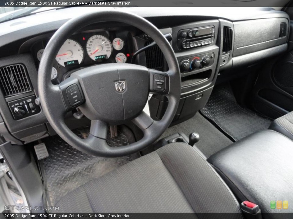 Dark Slate Gray Interior Prime Interior for the 2005 Dodge Ram 1500 ST Regular Cab 4x4 #41787044