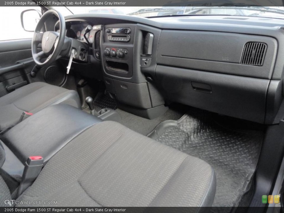 Dark Slate Gray Interior Dashboard for the 2005 Dodge Ram 1500 ST Regular Cab 4x4 #41787053