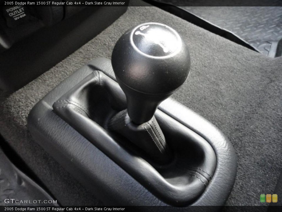 Dark Slate Gray Interior Controls for the 2005 Dodge Ram 1500 ST Regular Cab 4x4 #41787085