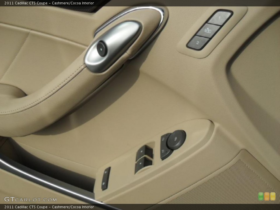 Cashmere/Cocoa Interior Controls for the 2011 Cadillac CTS Coupe #41787393