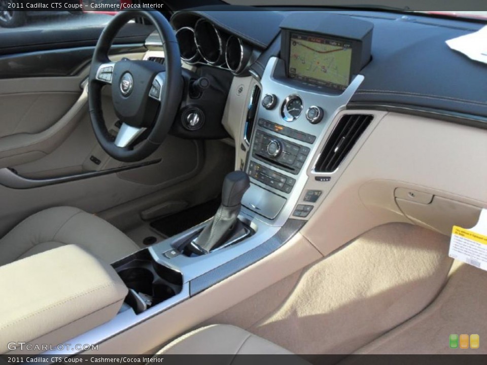 Cashmere/Cocoa Interior Dashboard for the 2011 Cadillac CTS Coupe #41787493