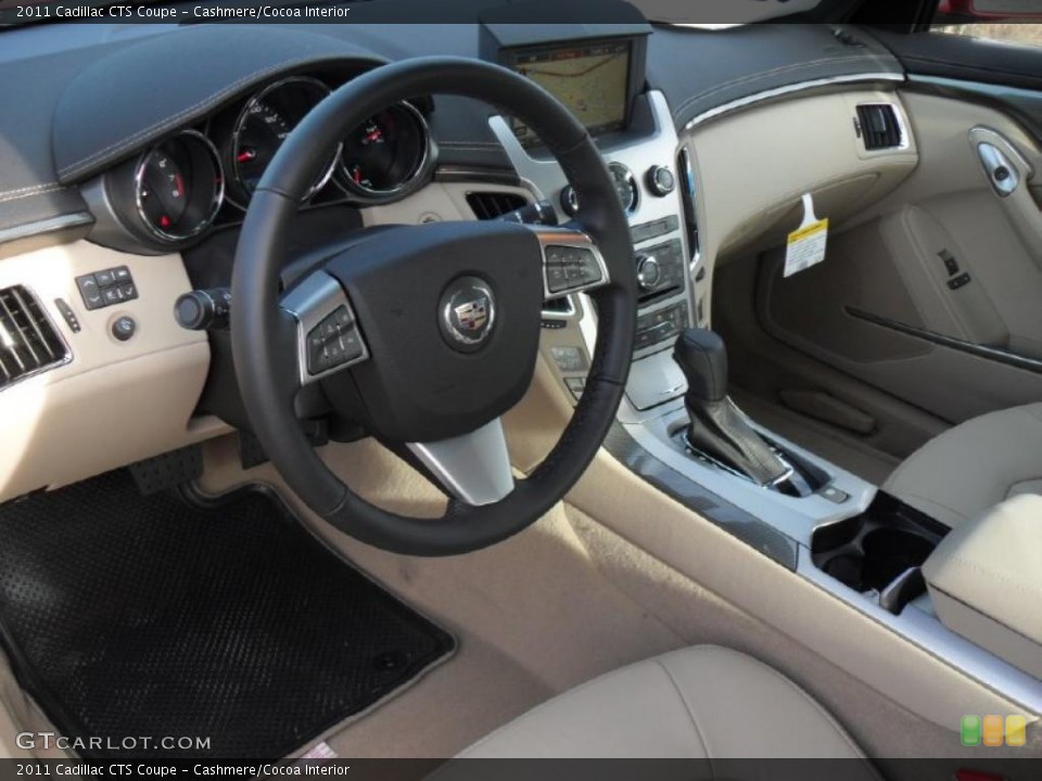 Cashmere/Cocoa Interior Prime Interior for the 2011 Cadillac CTS Coupe #41787553