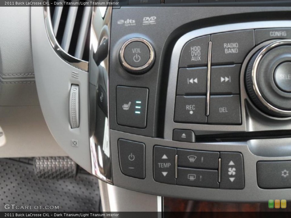 Dark Titanium/Light Titanium Interior Controls for the 2011 Buick LaCrosse CXL #41787673