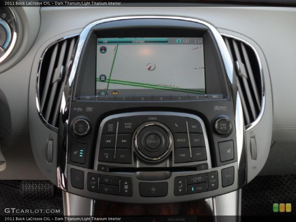 Dark Titanium/Light Titanium Interior Controls for the 2011 Buick LaCrosse CXL #41787685