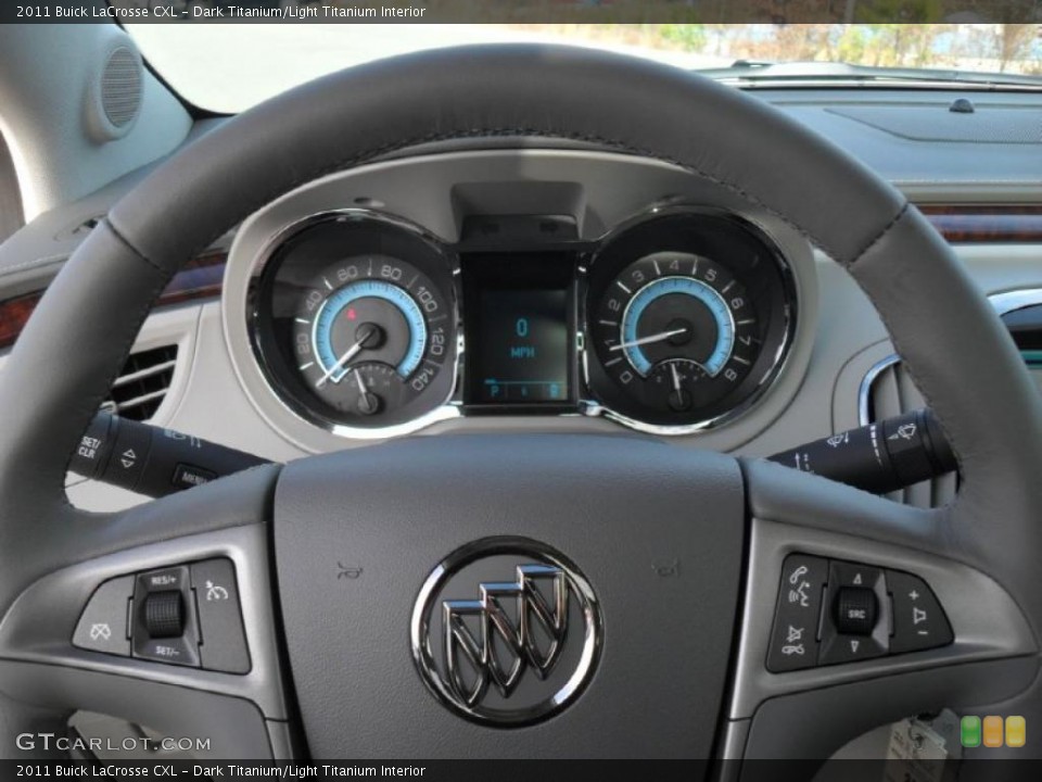 Dark Titanium/Light Titanium Interior Controls for the 2011 Buick LaCrosse CXL #41787697
