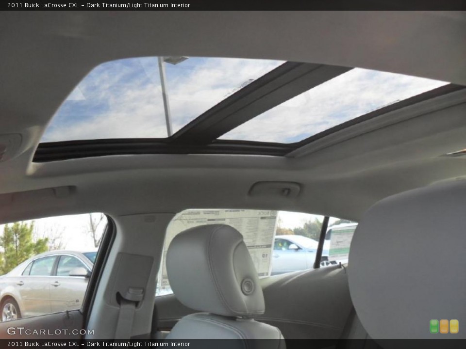 Dark Titanium/Light Titanium Interior Sunroof for the 2011 Buick LaCrosse CXL #41787729