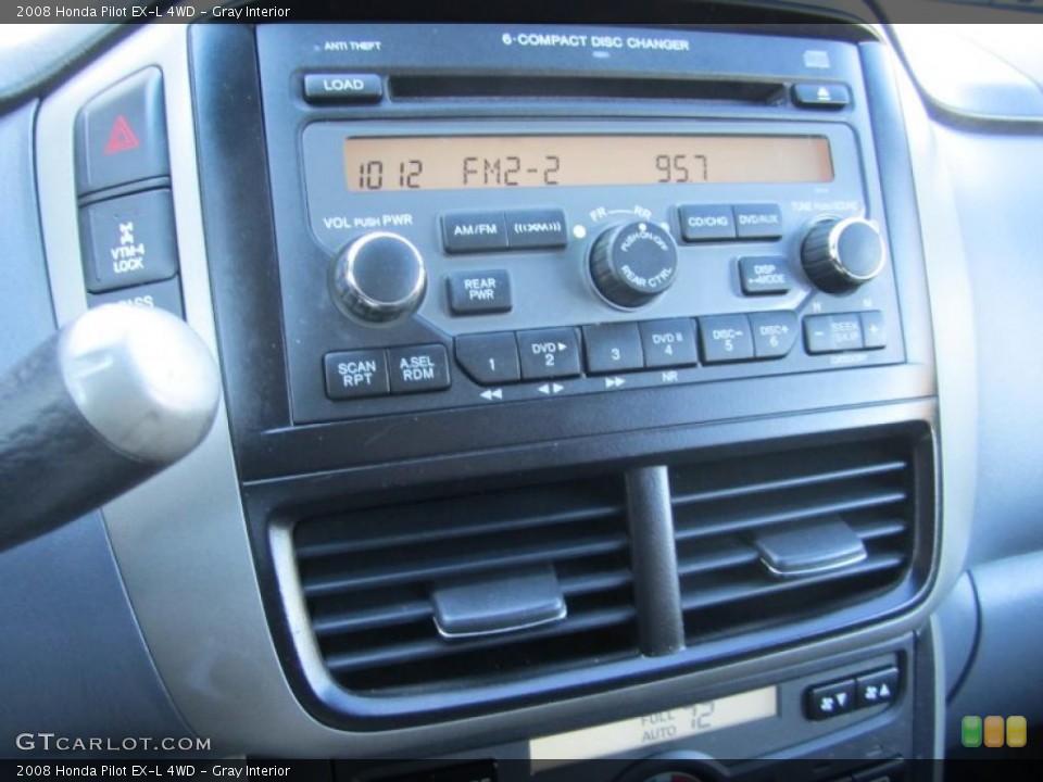 Gray Interior Controls for the 2008 Honda Pilot EX-L 4WD #41789517