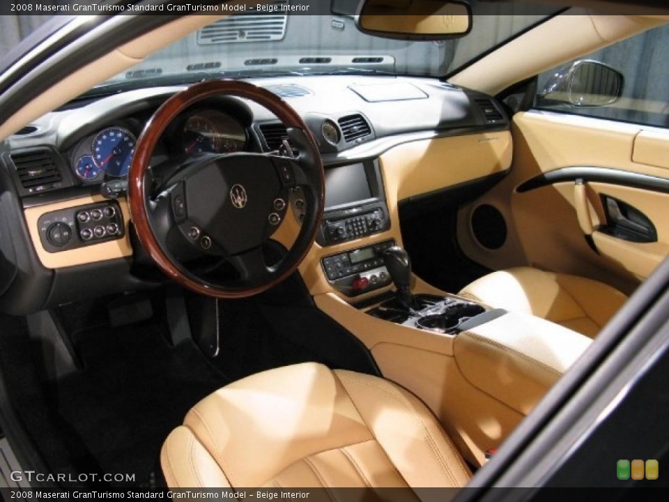 Beige Interior Dashboard for the 2008 Maserati GranTurismo  #41794339