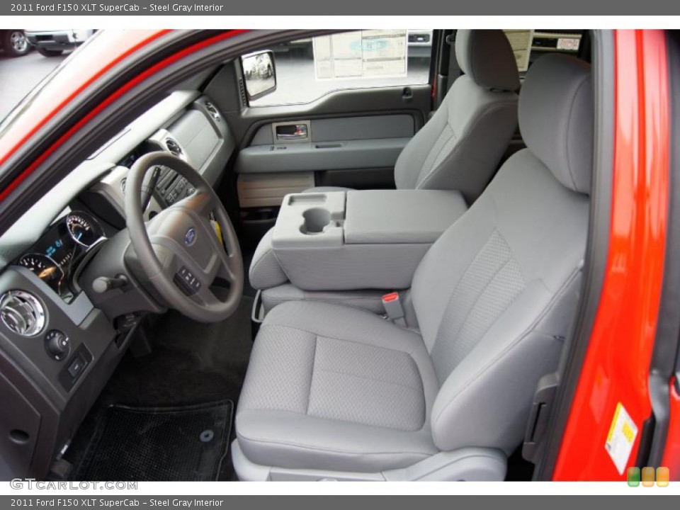 Steel Gray Interior Photo for the 2011 Ford F150 XLT SuperCab #41801939