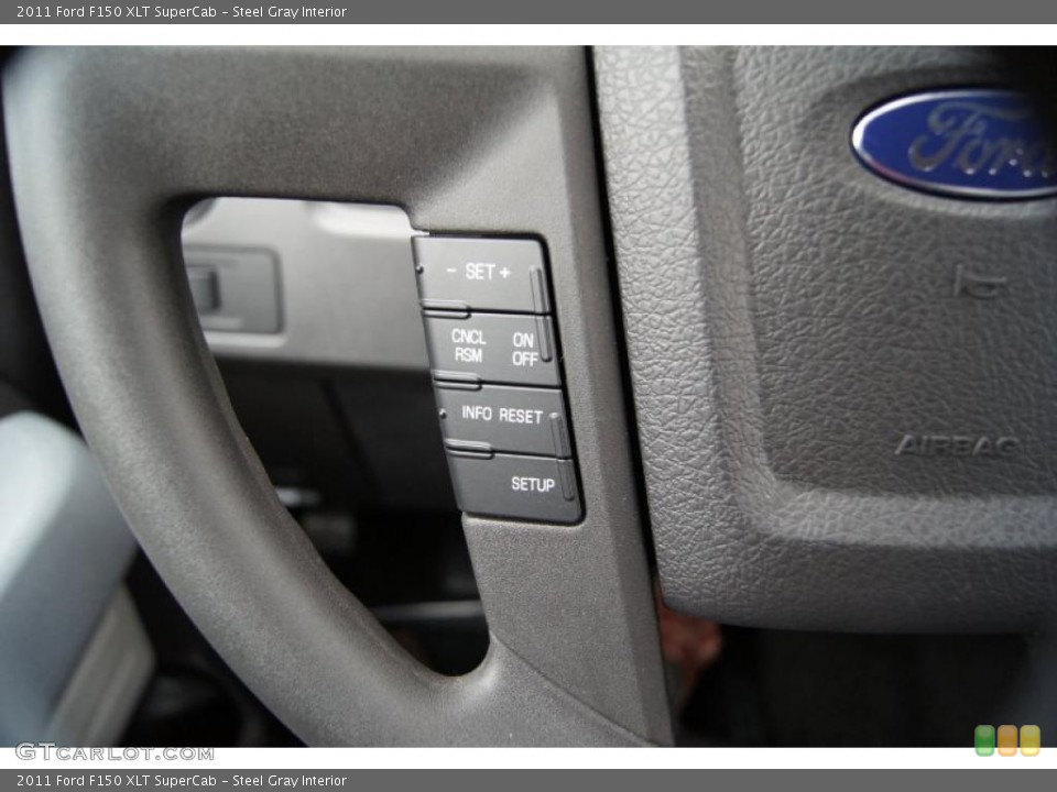 Steel Gray Interior Controls for the 2011 Ford F150 XLT SuperCab #41801967