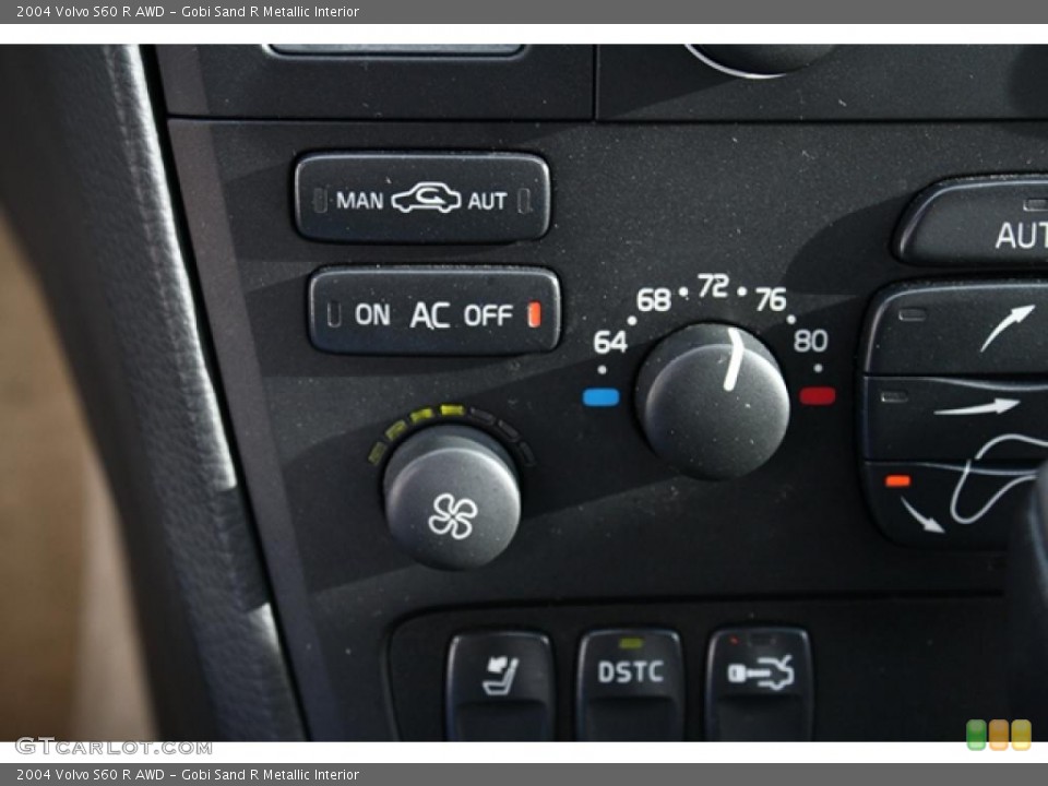Gobi Sand R Metallic Interior Controls for the 2004 Volvo S60 R AWD #41802335