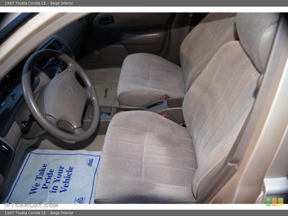 Beige Interior Photo for the 1997 Toyota Corolla CE #41802467