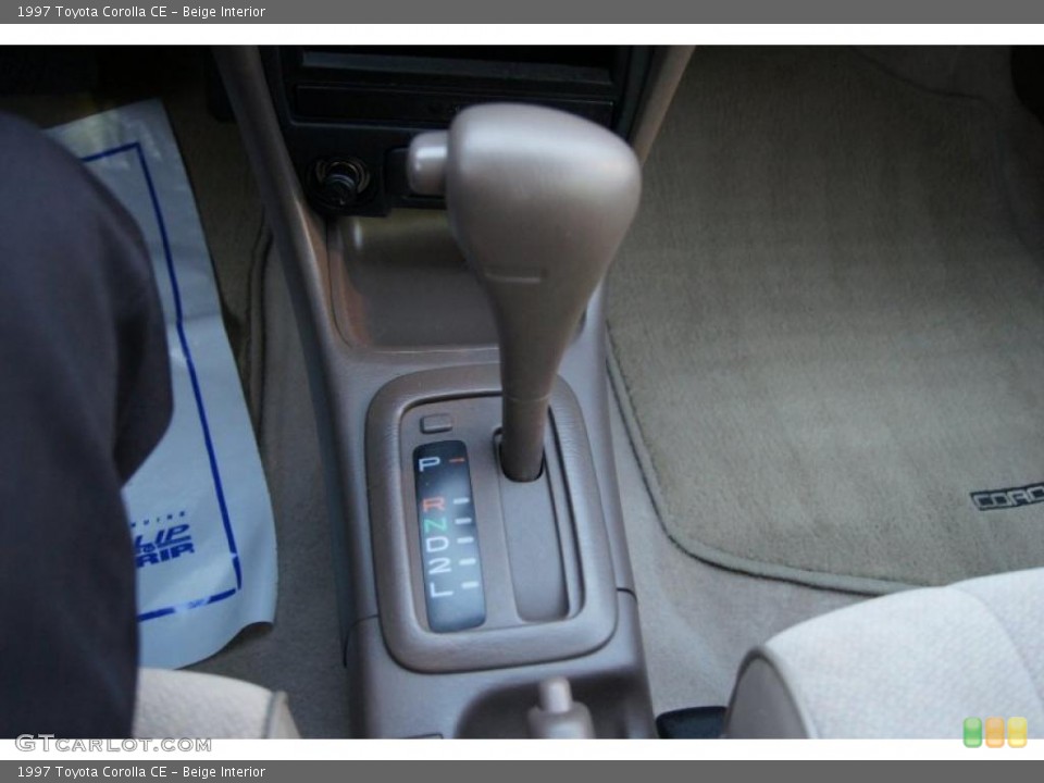 Beige Interior Transmission for the 1997 Toyota Corolla CE #41802531