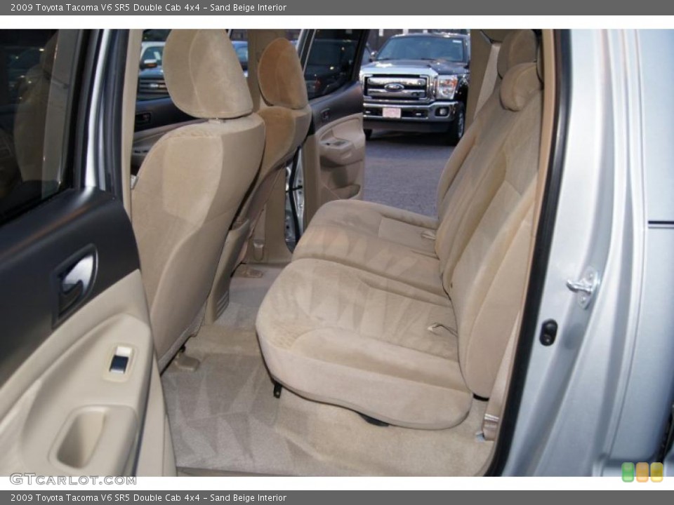 Sand Beige Interior Photo for the 2009 Toyota Tacoma V6 SR5 Double Cab 4x4 #41802739