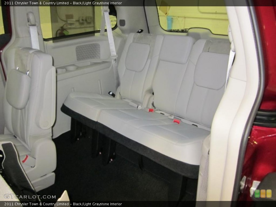 Black/Light Graystone Interior Photo for the 2011 Chrysler Town & Country Limited #41803359