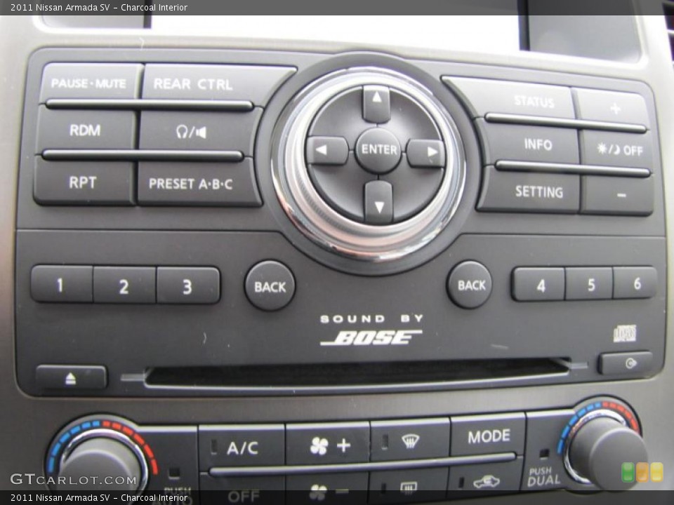 Charcoal Interior Controls for the 2011 Nissan Armada SV #41804079
