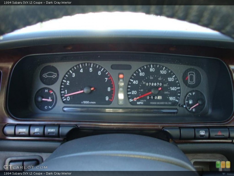 Dark Gray Interior Gauges for the 1994 Subaru SVX LS Coupe #41811159