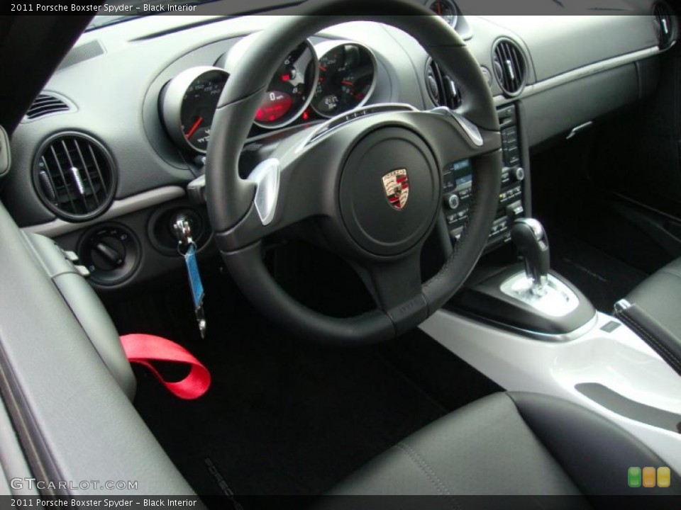 Black Interior Steering Wheel for the 2011 Porsche Boxster Spyder #41811887