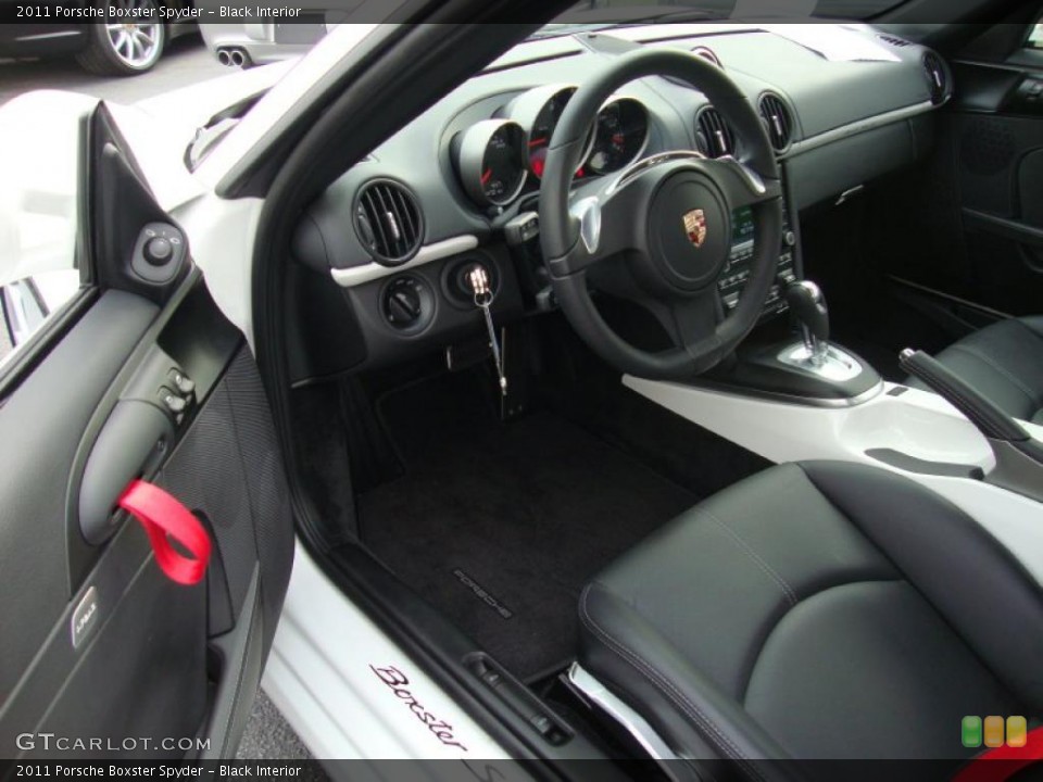 Black 2011 Porsche Boxster Interiors