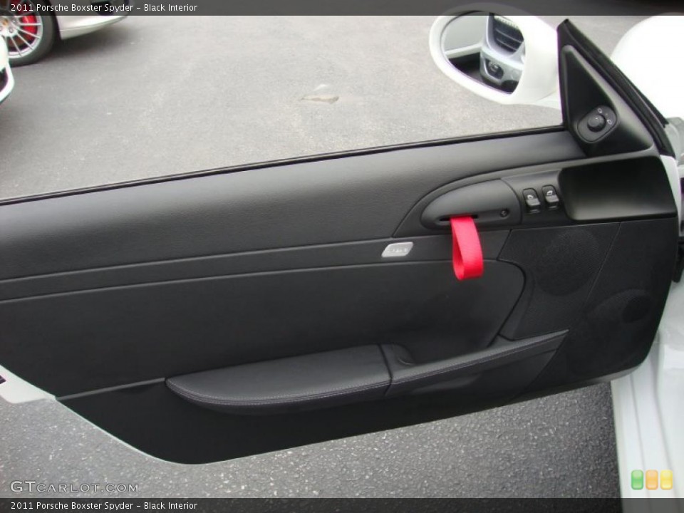 Black Interior Door Panel for the 2011 Porsche Boxster Spyder #41811919