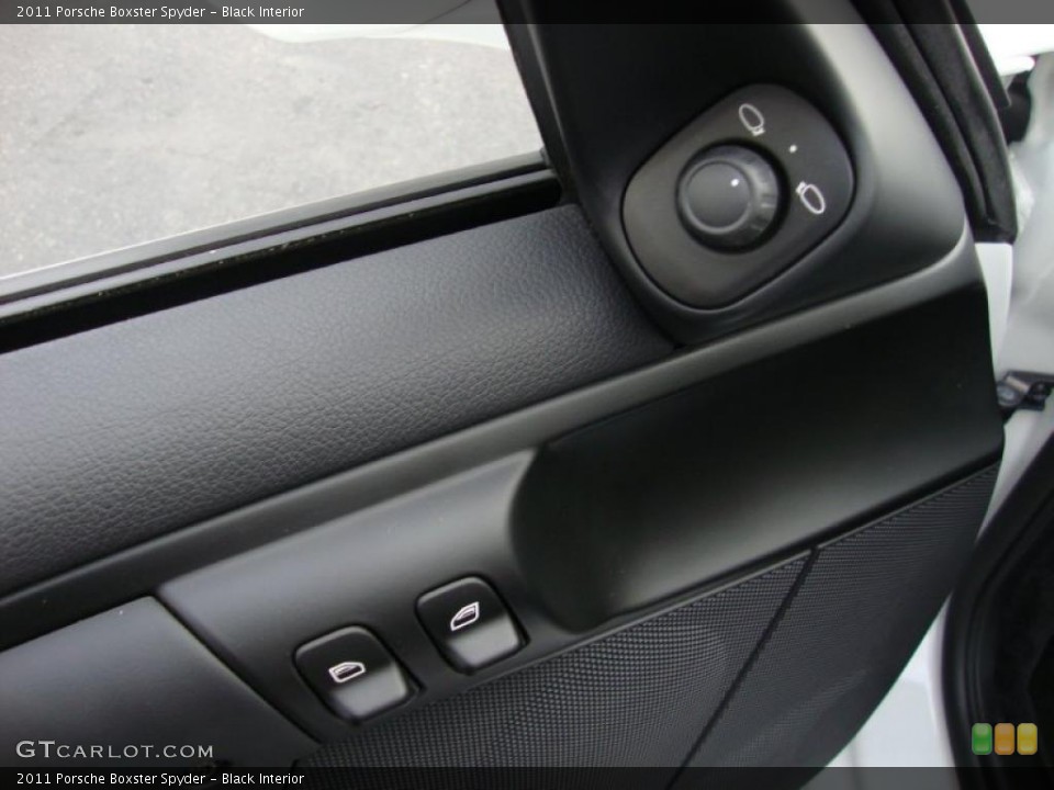 Black Interior Controls for the 2011 Porsche Boxster Spyder #41811935