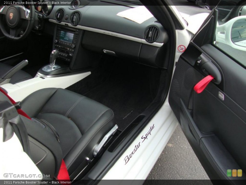 Black Interior Dashboard for the 2011 Porsche Boxster Spyder #41811993