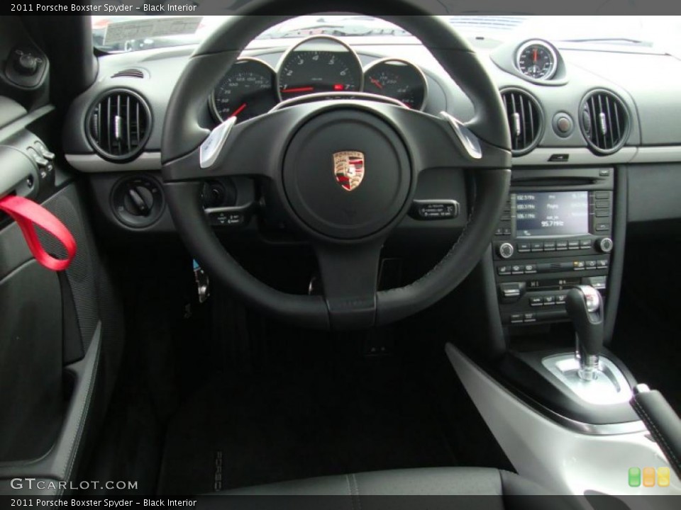 Black Interior Dashboard for the 2011 Porsche Boxster Spyder #41812223